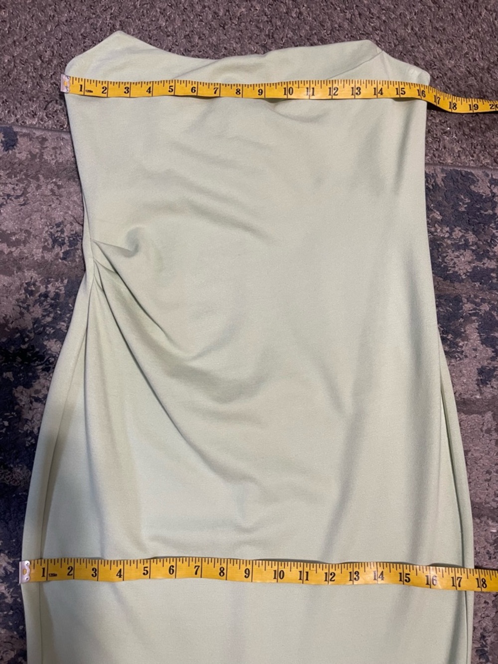 Michael Costello X Revolve Briggs Gown Ruched  Maxi Dress In Sage Size L - Picture 13 of 16